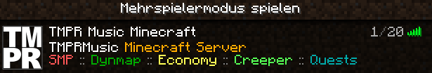 Serverübersicht
